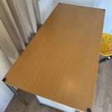 USM Haller desk in natural varnished beech veneer