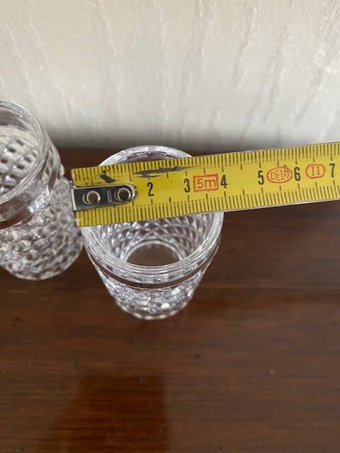 Whisky service / muscat / ... with its decanter and 5 glasses