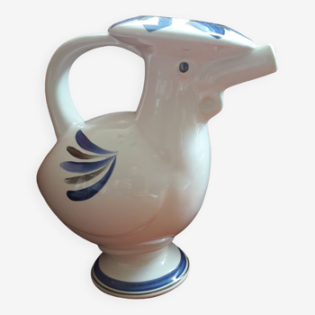 Vase zoomorphe vintage en forme d'oiseau en céramique de Biot.