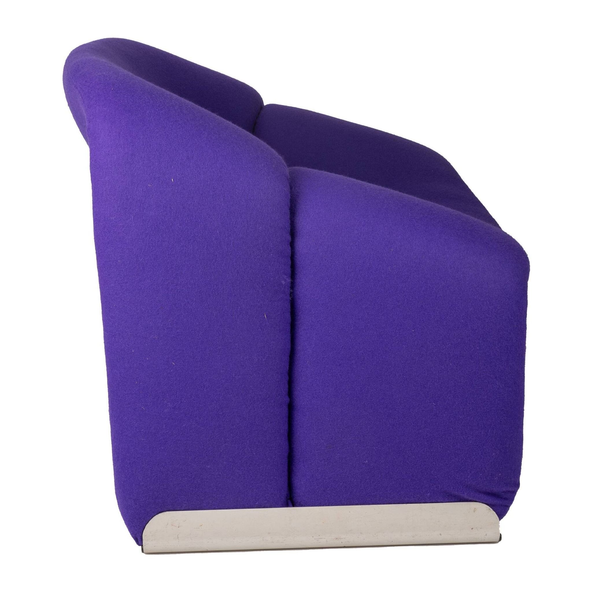Purple Groovy chair F598 by Pierre Paulin for Artifort