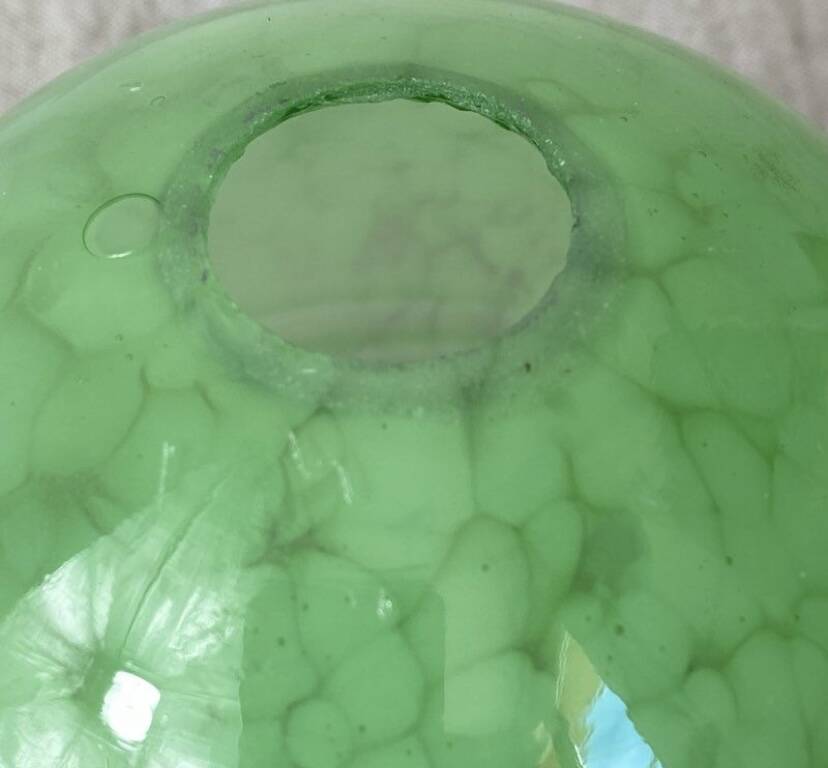 Art Deco glass globe