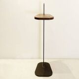 Metal and wood pedestal