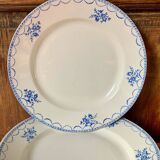 Antique flat plates St Amand Céranord
