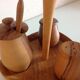 Scandinavian style wooden condiment set 60/70