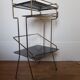 Console laiton et verre vintage