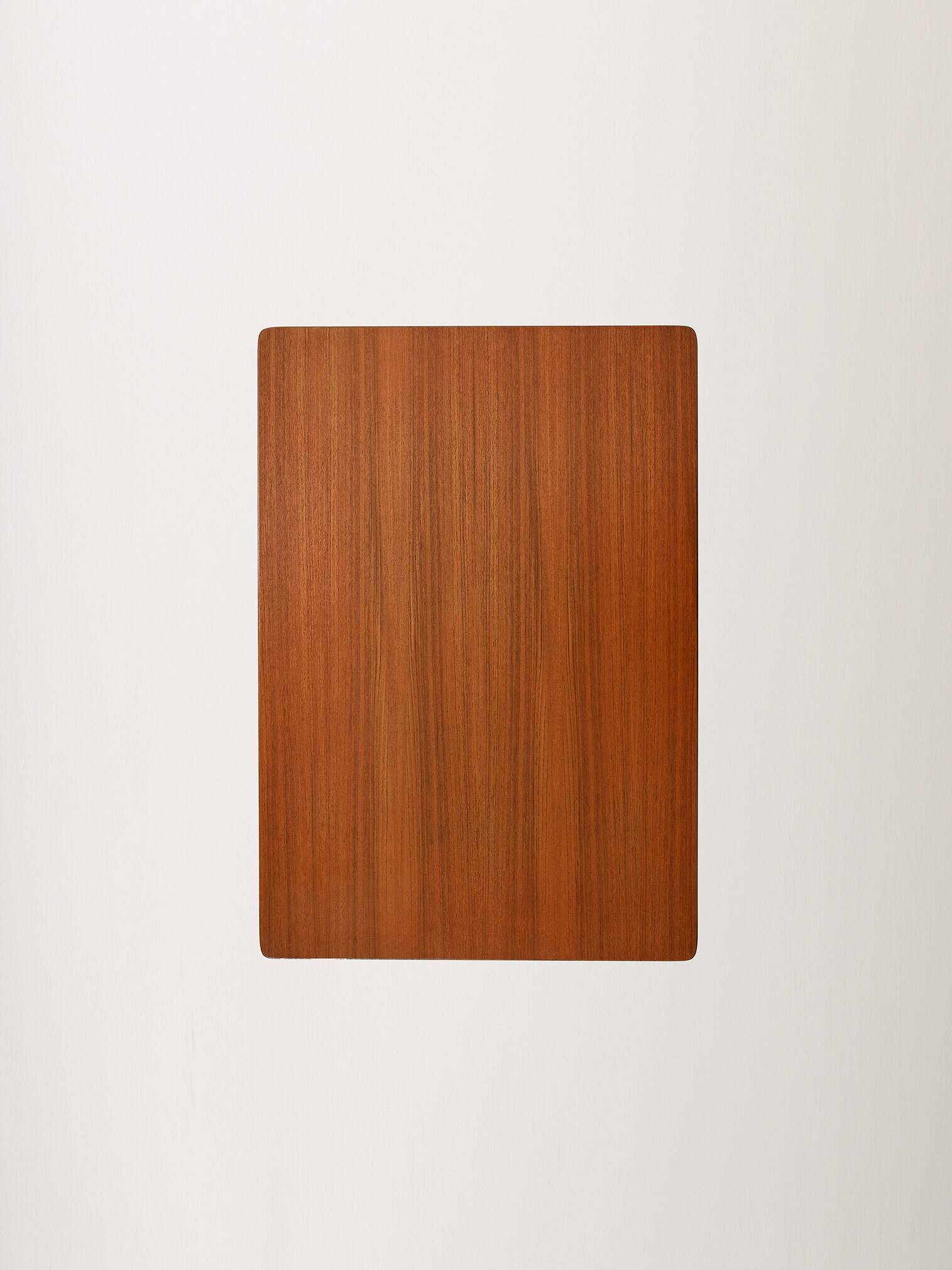 Scandinavian Teak Coffee Table with brass shelf