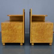 Ensemble de deux tables de chevet Art Déco Tchécoslovaquie, années 1939