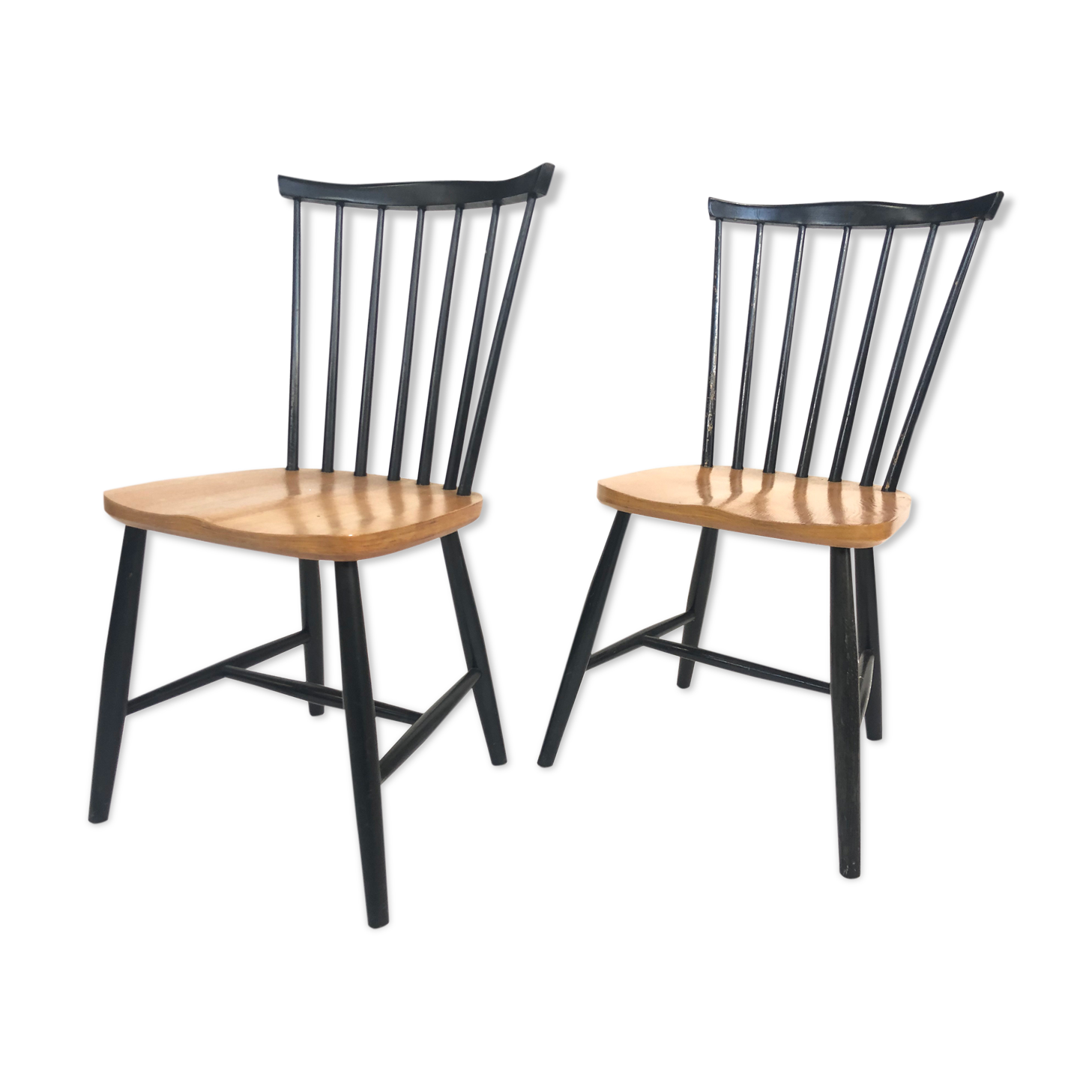 Set of two vintage bar chairs
