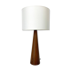 Lampe de table moderniste mid-century en teck, Danemark 1960