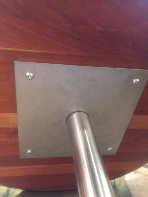 Danish table from the 90s in walnut