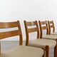 Chaises de Salle à Manger Mid-Century en Teck par EMC, Danemark, années 60, Set de 4