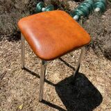 Vintage leather stool