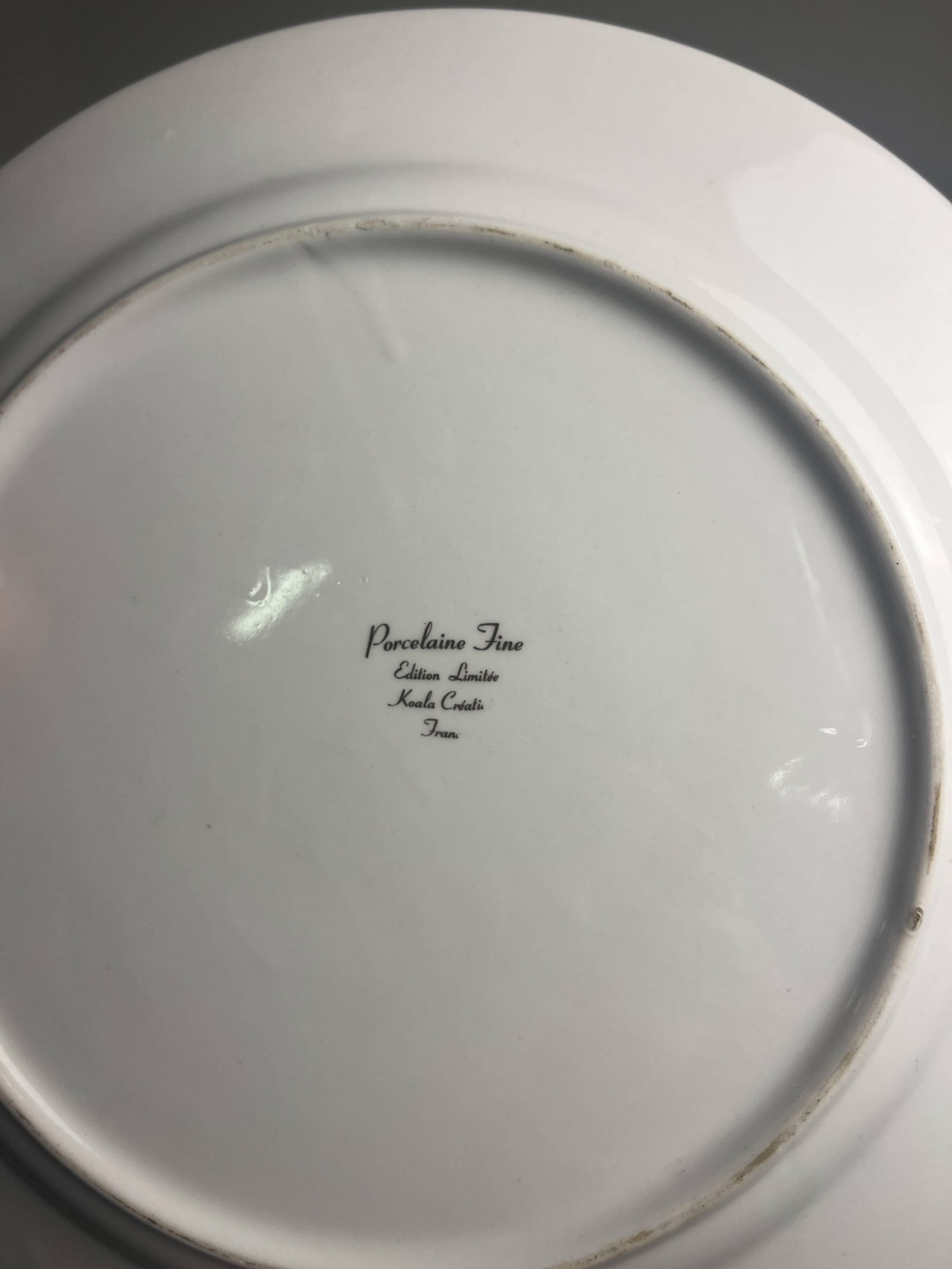 Service en porcelaine fine édition limitée Koala édition