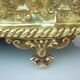 Old planter, repelled brass, nineteenth century, antique décor