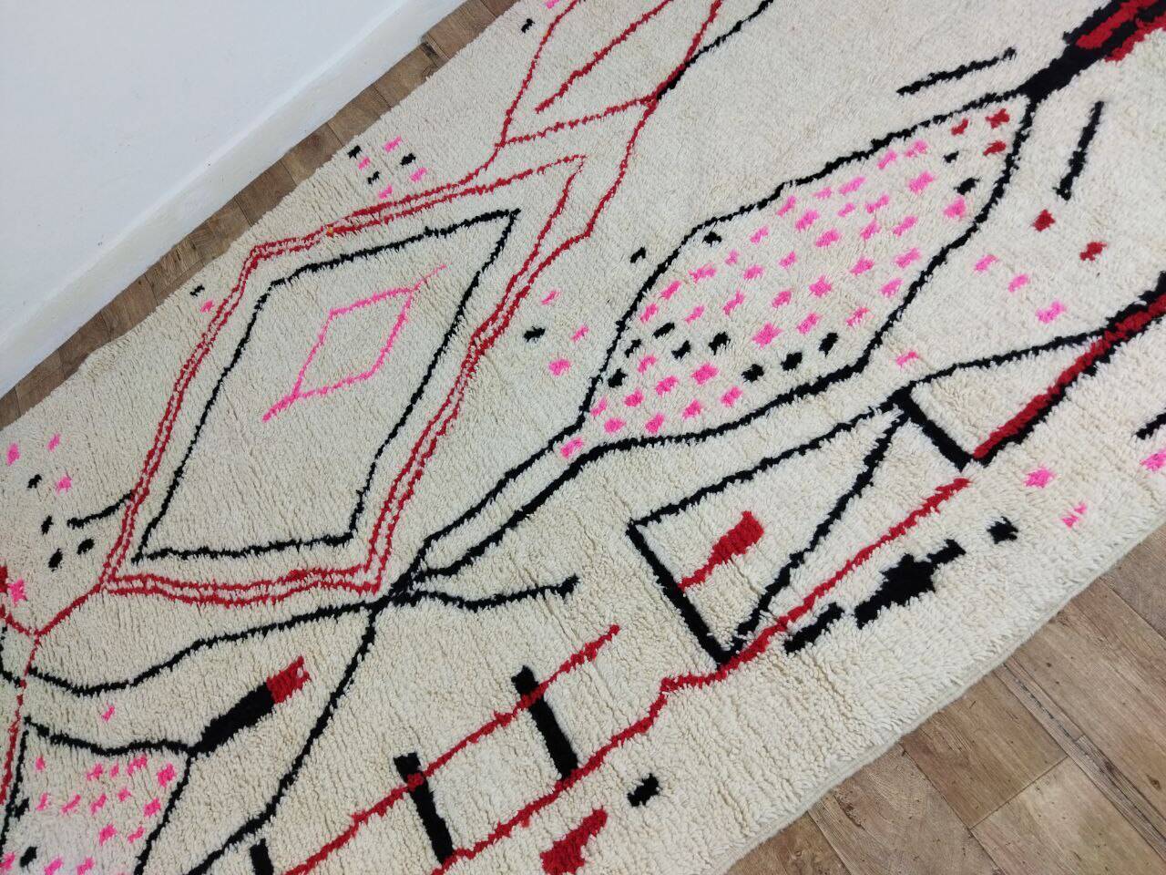 Handmade Moroccan Berber rug 310 X 194 CM