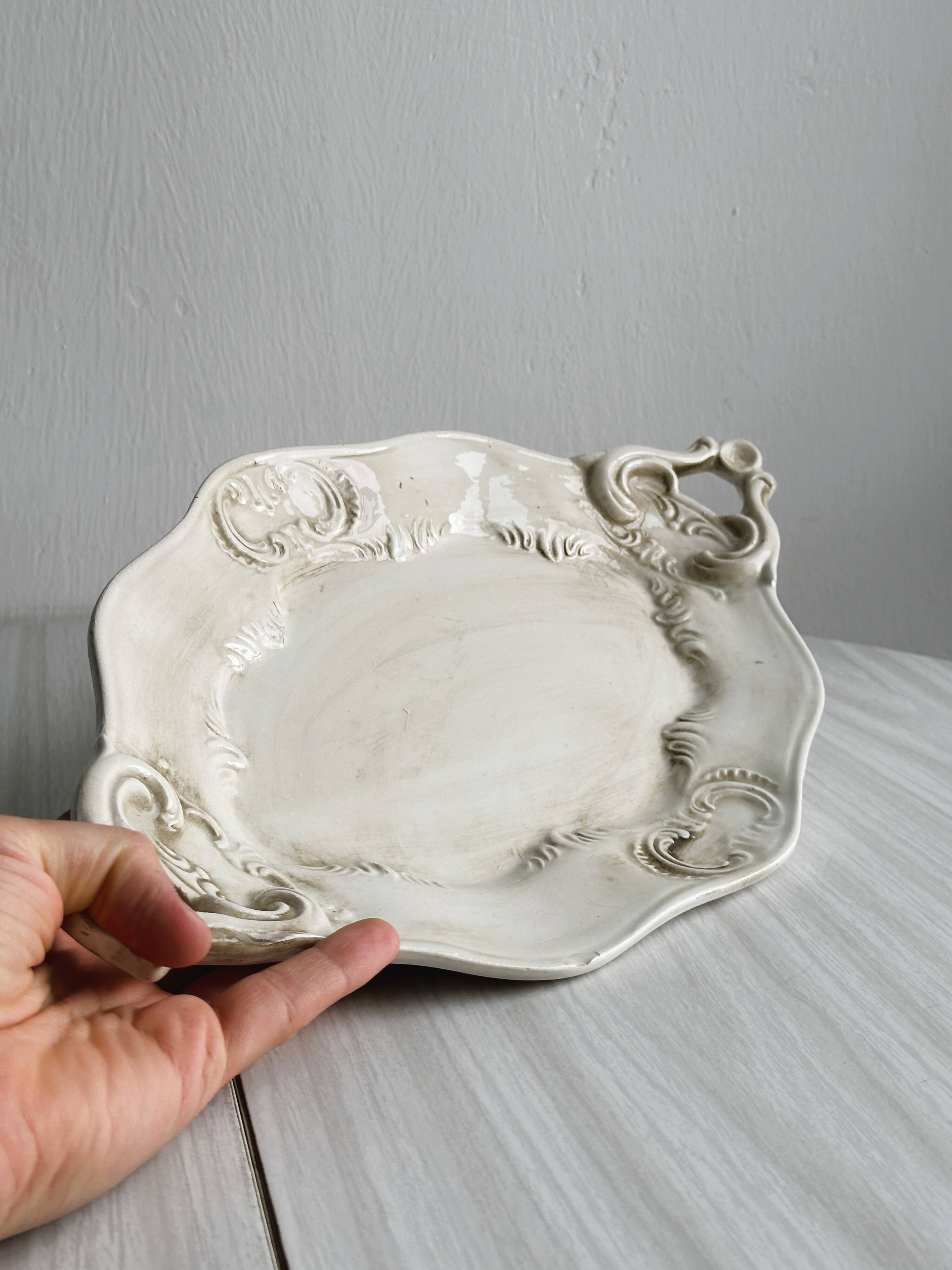 White ceramic dish