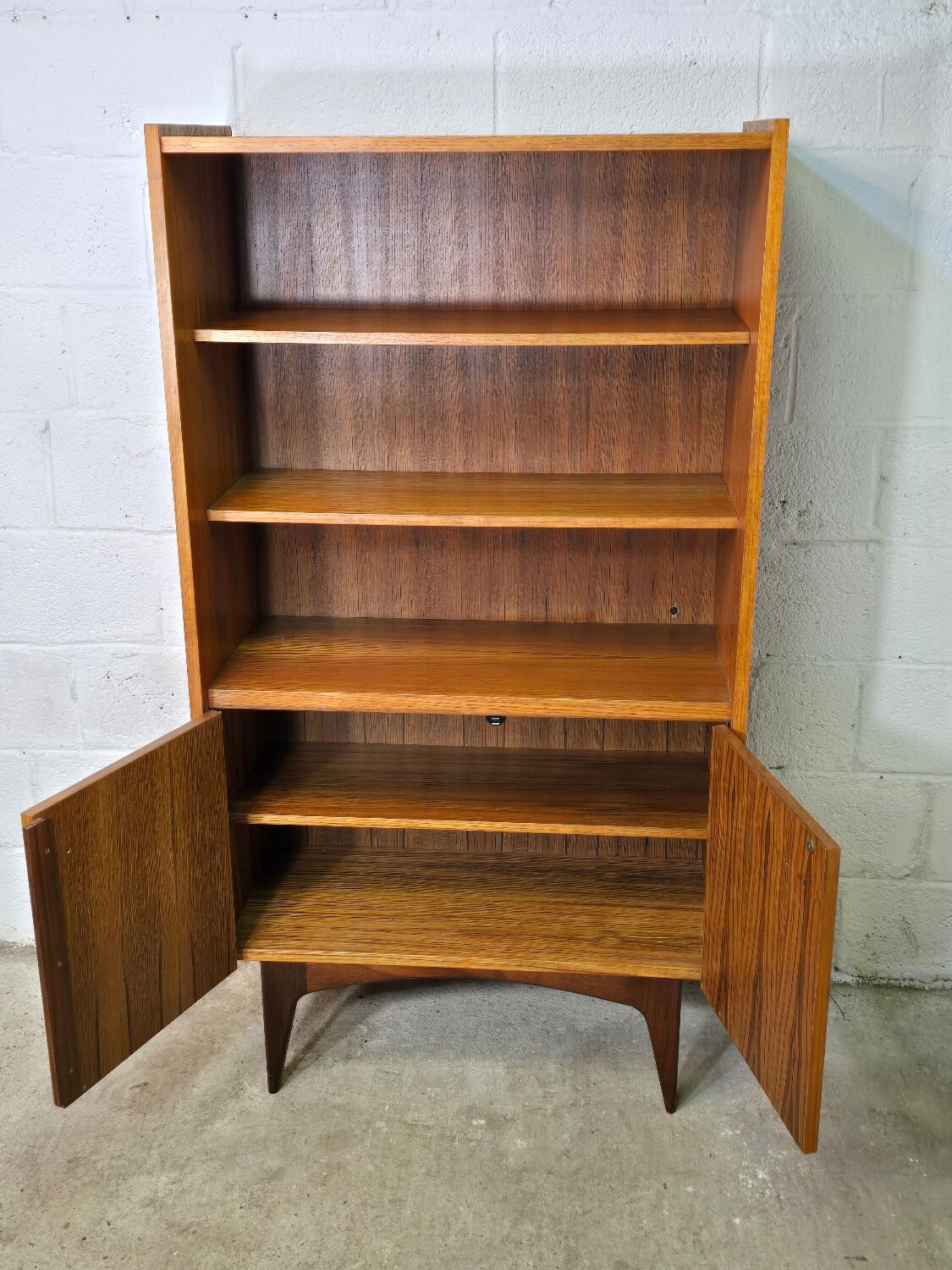 1970s Scandinavian style cupboard library
