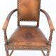 Chaise caquetoire en chêne