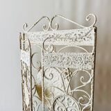 Old wrought iron fireplace screen - 8 kilograms
