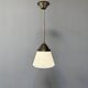 Opaline glass Kandem pendant lamp model 409