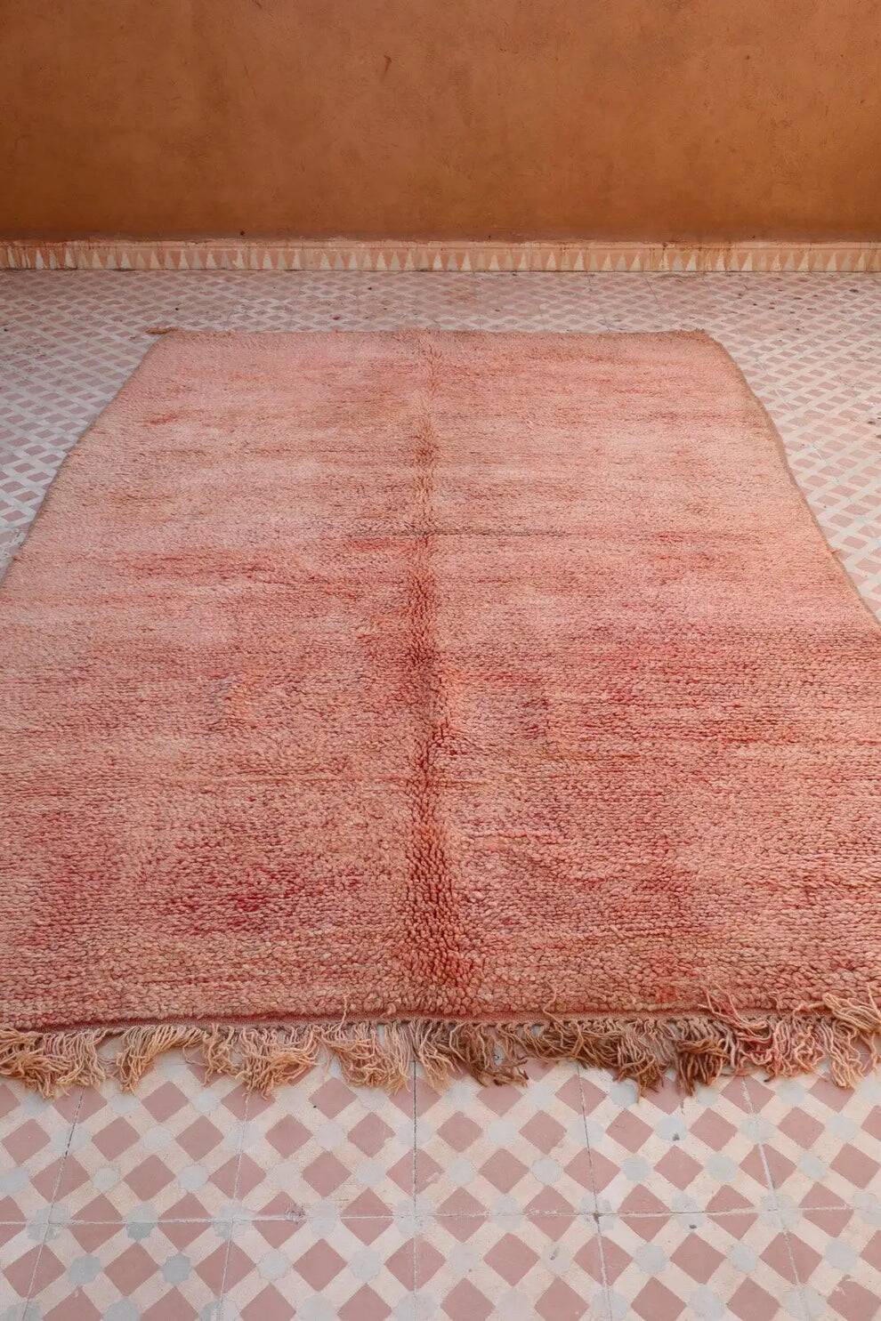 Colorful Azilal rug woven in wool size 250cm×150cm