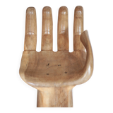 Paire de chaises bois forme main, tabouret de bar bois, chaise bois, chaise