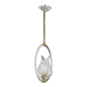 Charming Transparent Art Decò Barovier e Toso Pendant Light Murano Glass, 1940s
