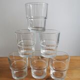 Service de 6 verres empilables