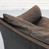 Leather Two-seater Sofa by COR 1970s