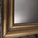 Antique wooden and plaster mirror 69x93cm