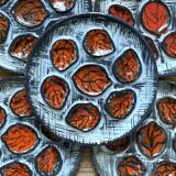 Vintage MBFA Pornic oyster service, 1960