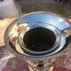 Refresher, silver metal champagne bucket, Medici vase shape