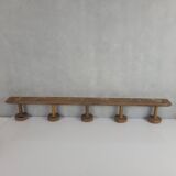 Coat rack with 5 hooks