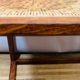 1960s aksel kjersgaard rosewood tiled coffee table