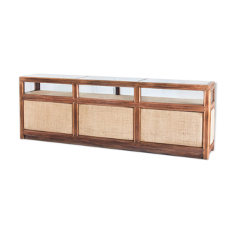 Vintage shop counter with window, Spain 1960