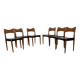 Set of 6 model 71 teak dining chairs by Niels O Møller for JL Møllers 1950s