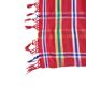 Vintage checkered blanket from Morocco - 179 x 214 cm