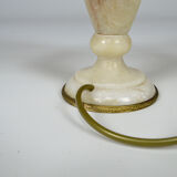 Italian lamp in white marble, circa 1920