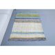 Vintage Turkish Hand-Knotted Wool Cotton Beige Kilim Area Rug 109x137