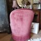Pink toad armchair