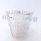 Molded glass ice bucket, 1950
