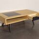 Vintage style coffee table in natural light oak