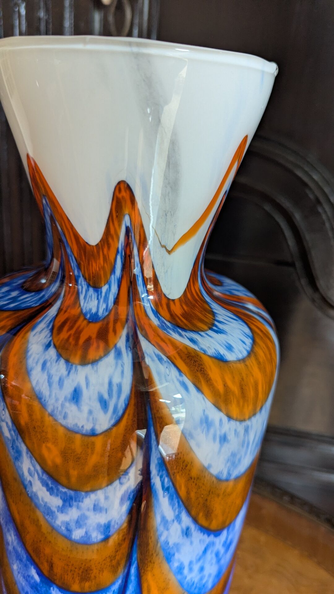 Grand vase murano année 70