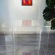 HI-FI furniture, turntable, plexiglass, Marais International, 1970-80