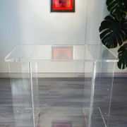 HI-FI furniture, turntable, plexiglass, Marais International, 1970-80