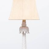 Palm tree table lamp ceramic, france, 1950s