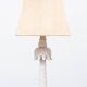 Palm tree table lamp ceramic, france, 1950s