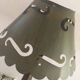 Lamp in wood and metal