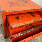 Tool box - workshop maid - vintage orange