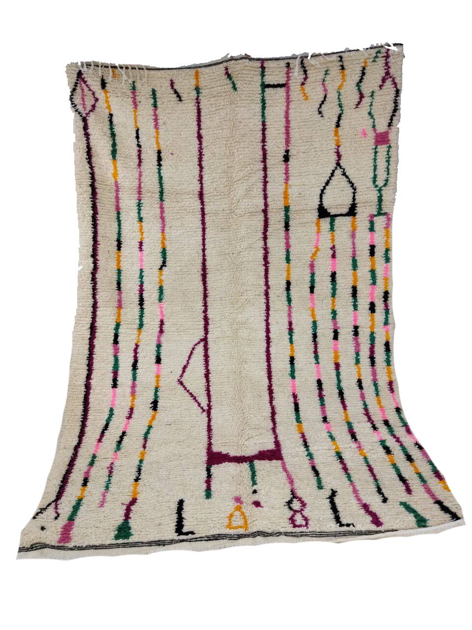 Handmade Moroccan Berber rug 294 X 194 CM